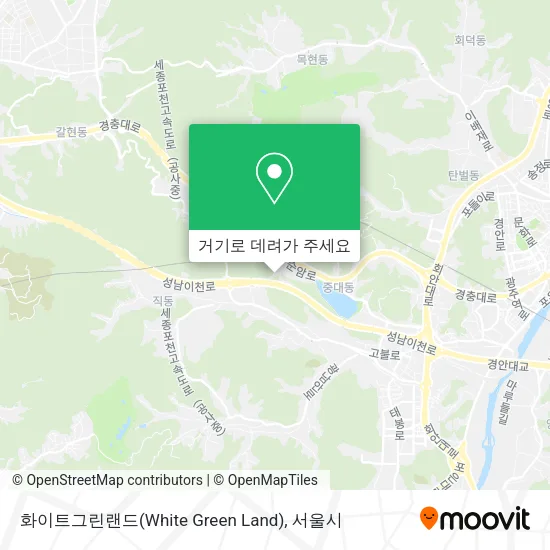 화이트그린랜드(White Green Land) 지도