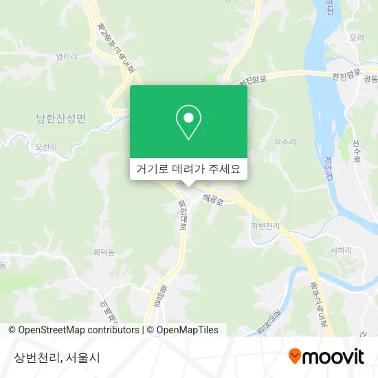 상번천리 지도