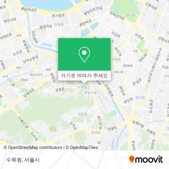 수목원 지도