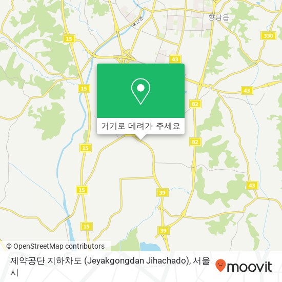 제약공단 지하차도 (Jeyakgongdan  Jihachado) 지도