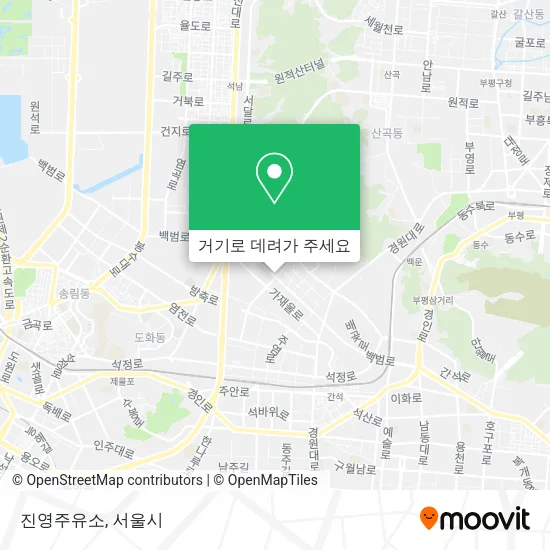 진영주유소 지도