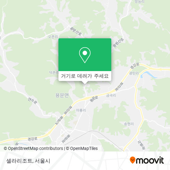 셀라리조트 지도