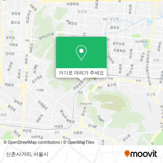 신촌사거리 지도