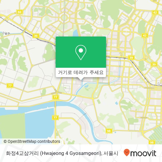 화정4교삼거리 (Hwajeong 4 Gyosamgeori) 지도
