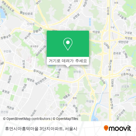 휴먼시아흥덕마을 3단지아파트 지도