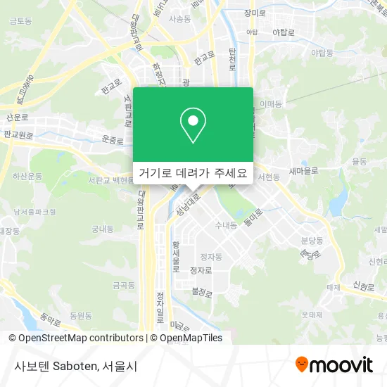 사보텐 Saboten 지도