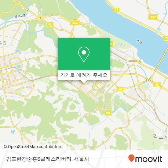 김포한강중흥S클래스리버티 지도
