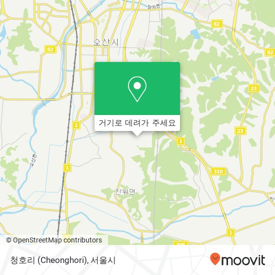 청호리 (Cheonghori) 지도