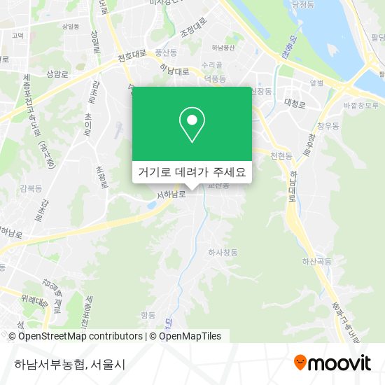 하남서부농협 지도