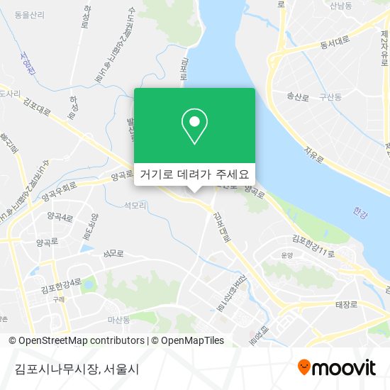 김포시나무시장 지도