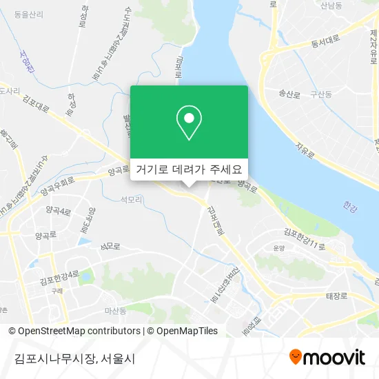 김포시나무시장 지도