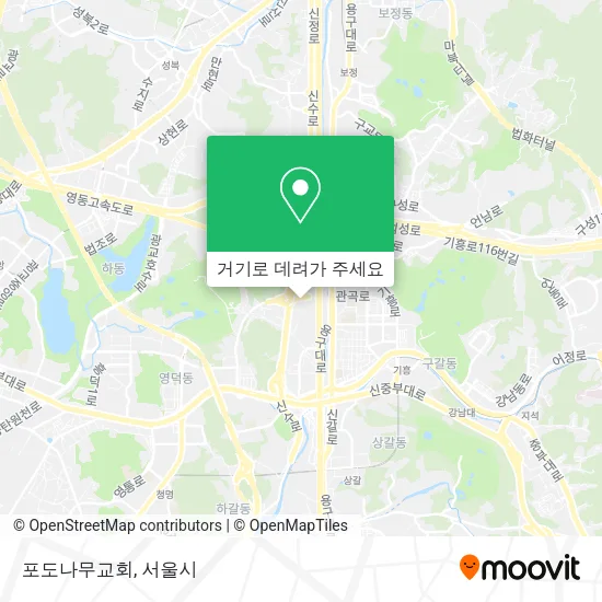 포도나무교회 지도