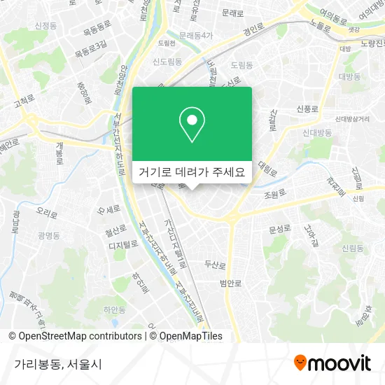 가리봉동 지도