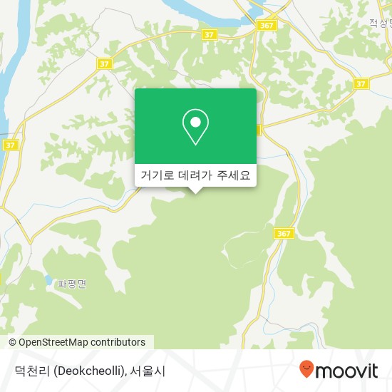 덕천리 (Deokcheolli) 지도