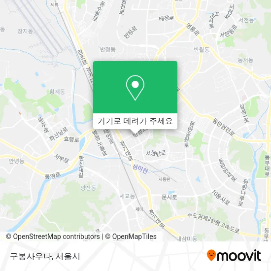 구봉사우나 지도