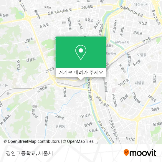 경인고등학교 지도
