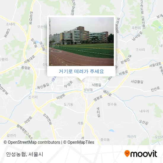 안성농협 지도