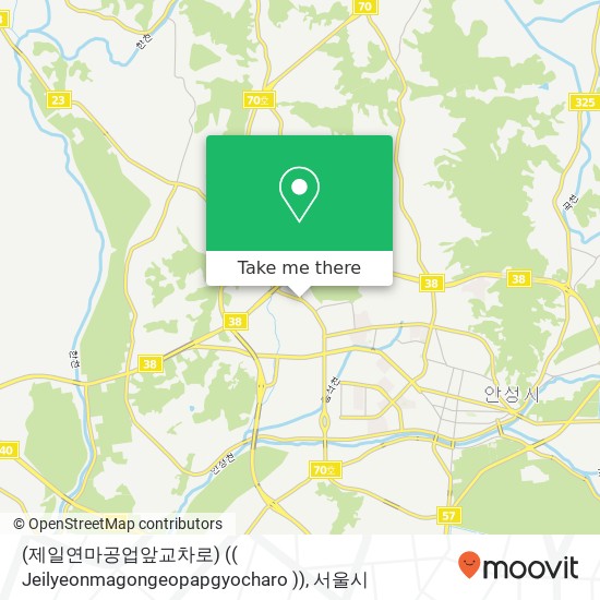 (제일연마공업앞교차로) (( Jeilyeonmagongeopapgyocharo )) 지도