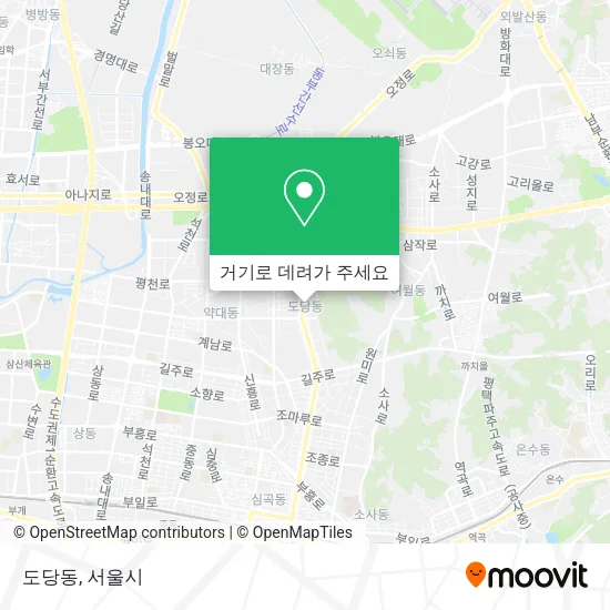 도당동 지도