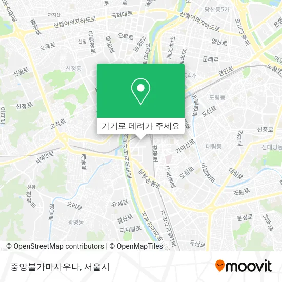 중앙불가마사우나 지도