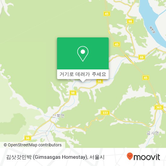 김삿갓민박 (Gimsasgas Homestay) 지도