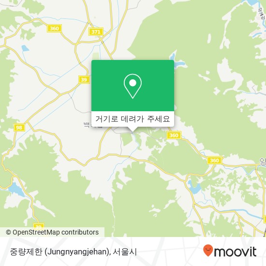 중량제한 (Jungnyangjehan) 지도