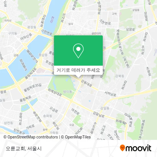 오륜교회 지도
