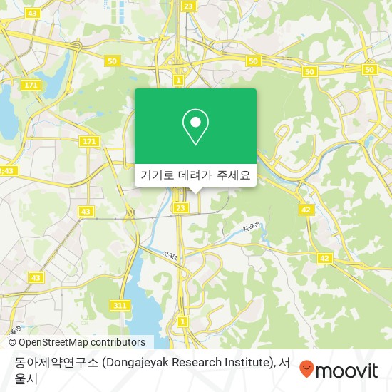동아제약연구소 (Dongajeyak Research Institute) 지도