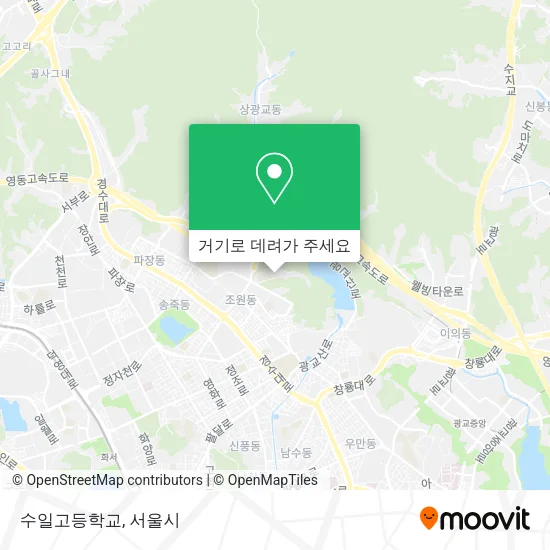 수일고등학교 지도