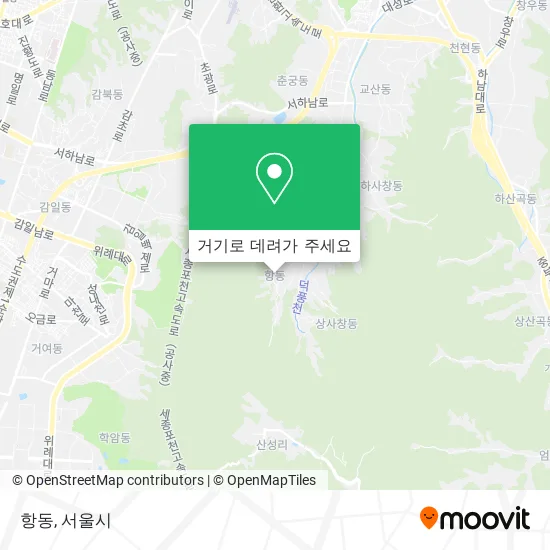 항동 지도