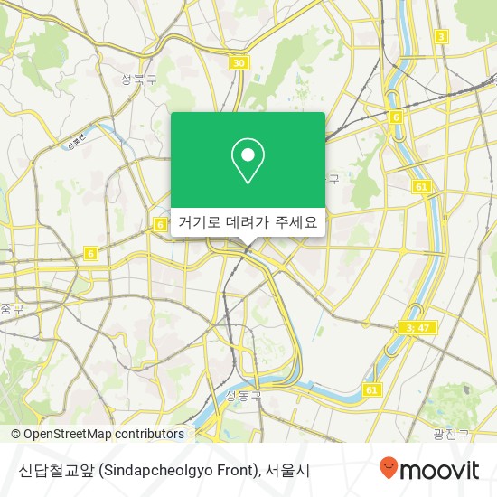 신답철교앞 (Sindapcheolgyo Front) 지도
