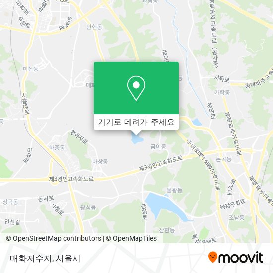 매화저수지 지도