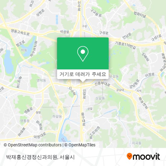 박재홍신경정신과의원 지도