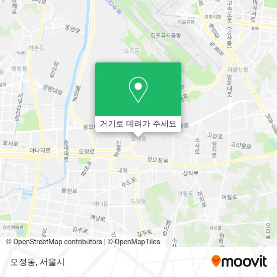 오정동 지도