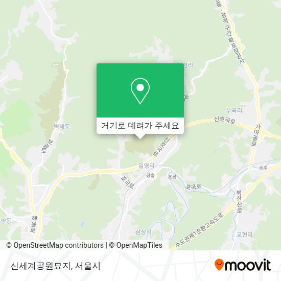 신세계공원묘지 지도