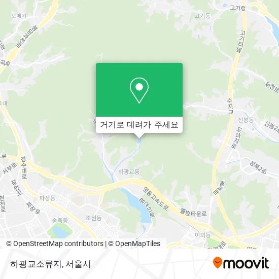 하광교소류지 지도