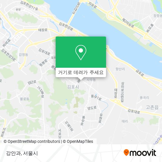 강안과 지도