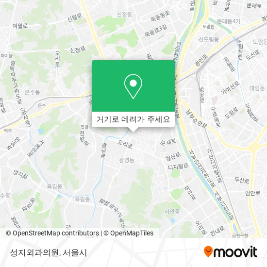 성지외과의원 지도