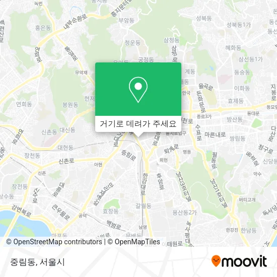 중림동 지도