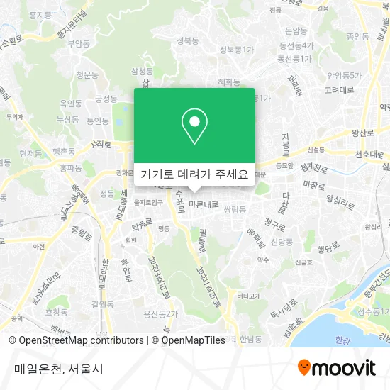 매일온천 지도