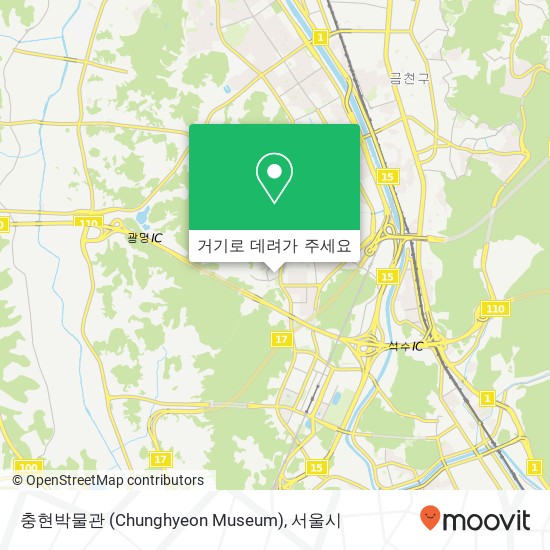 충현박물관 (Chunghyeon Museum) 지도