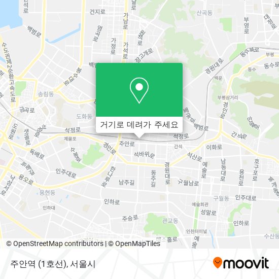 주안역 (1호선) 지도