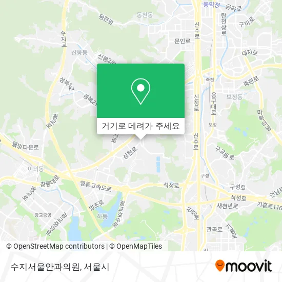 수지서울안과의원 지도