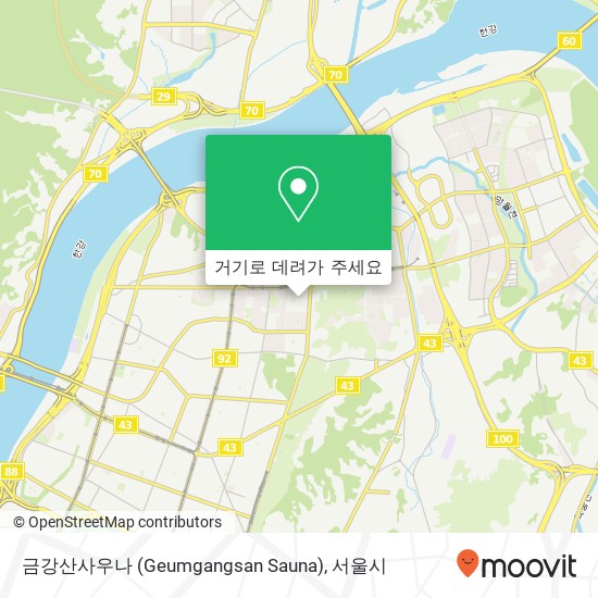 금강산사우나 (Geumgangsan Sauna) 지도