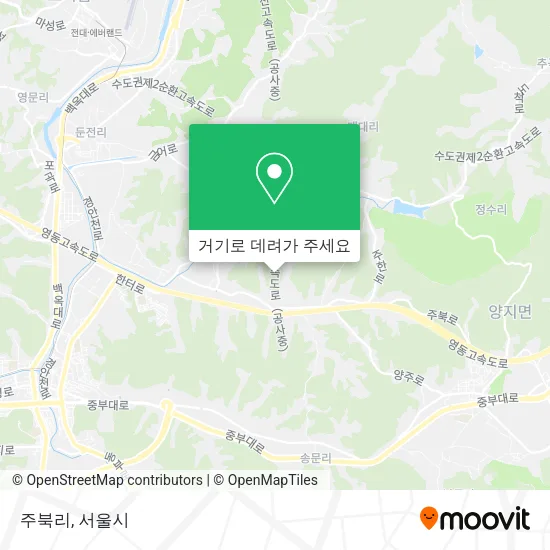 주북리 지도