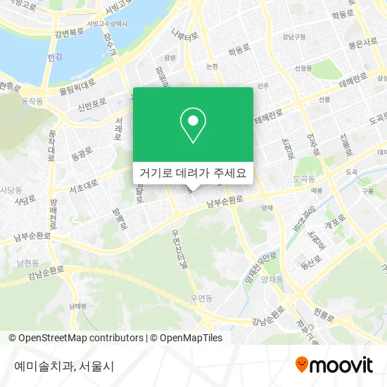 예미솔치과 지도
