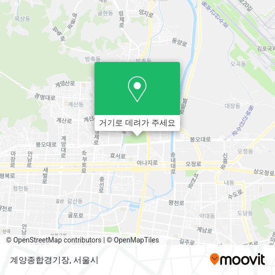 계양종합경기장 지도