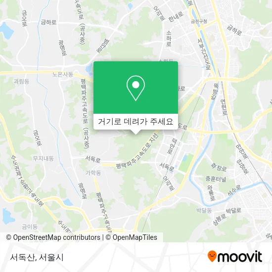 서독산 지도