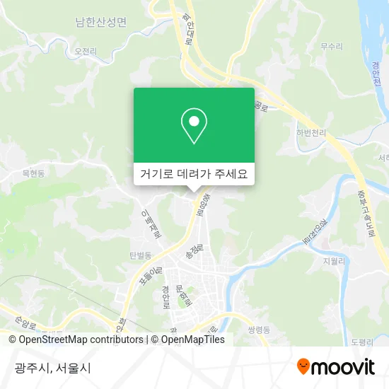 광주시 지도