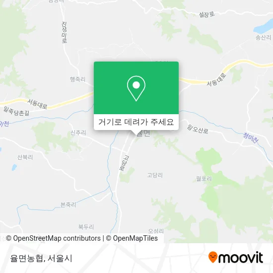 율면농협 지도